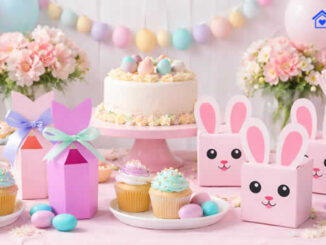 Caixinhas de Papel com Moldes para Páscoa