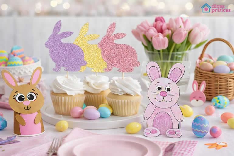 Moldes de Coelhinhos