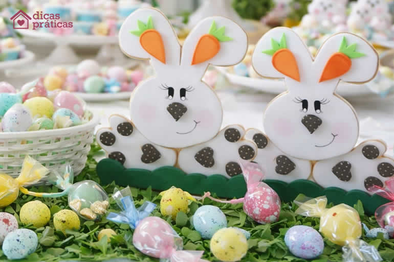 Coelhinho de EVA para Páscoa