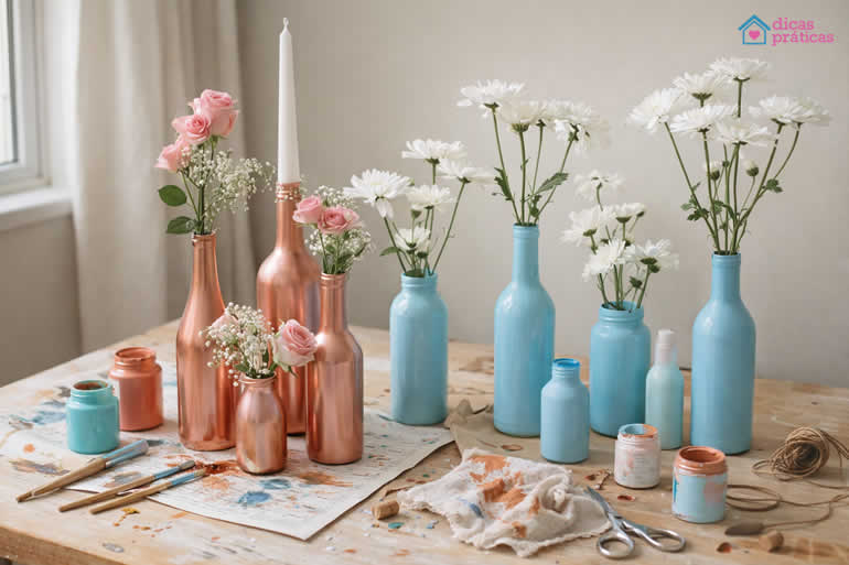 Decoração com Garrafas