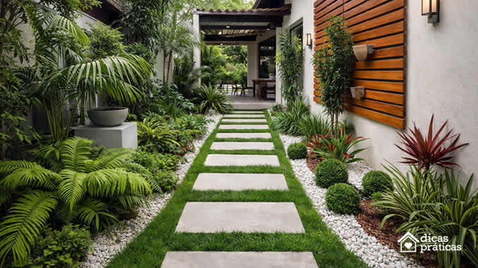 Decoração de Caminho de Jardim