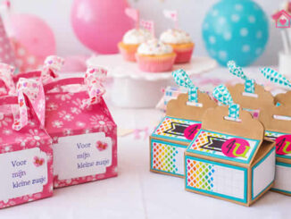 Caixinha de Papel para Lembrancinha com Moldes