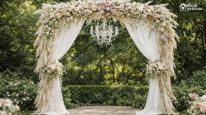 Portal de Casamento ao Ar Livre