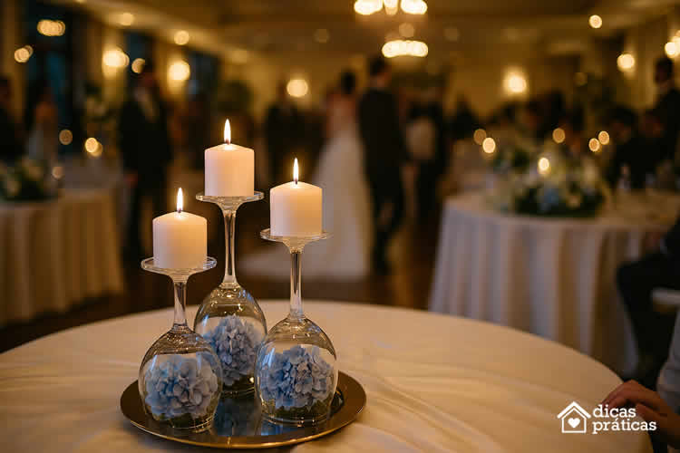 Decoração com Velas para Casamento