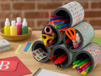 Artesanato com Latas de Leite