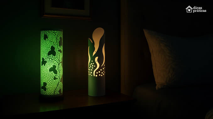 Luminárias com Canos PVC