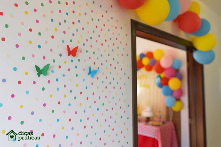 Decoração com Flores de Papel