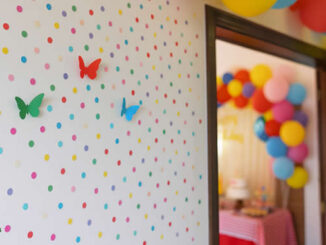 Decoração com Flores de Papel