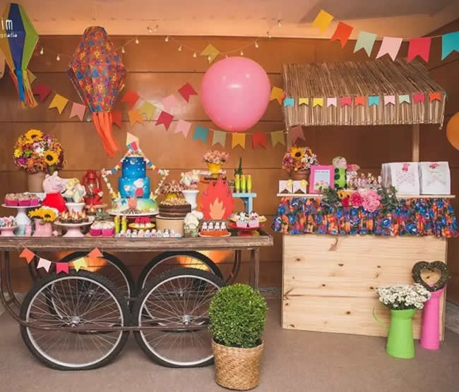 Enfeites para Decoração de Festa Junina