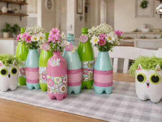 Decoração com Garrafa PET