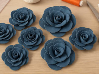 Flores de Tecido Jeans