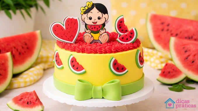 Bolo Decorado da Magali