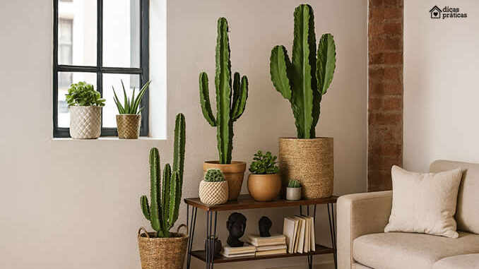 Decoração com Cactos para Apartamento