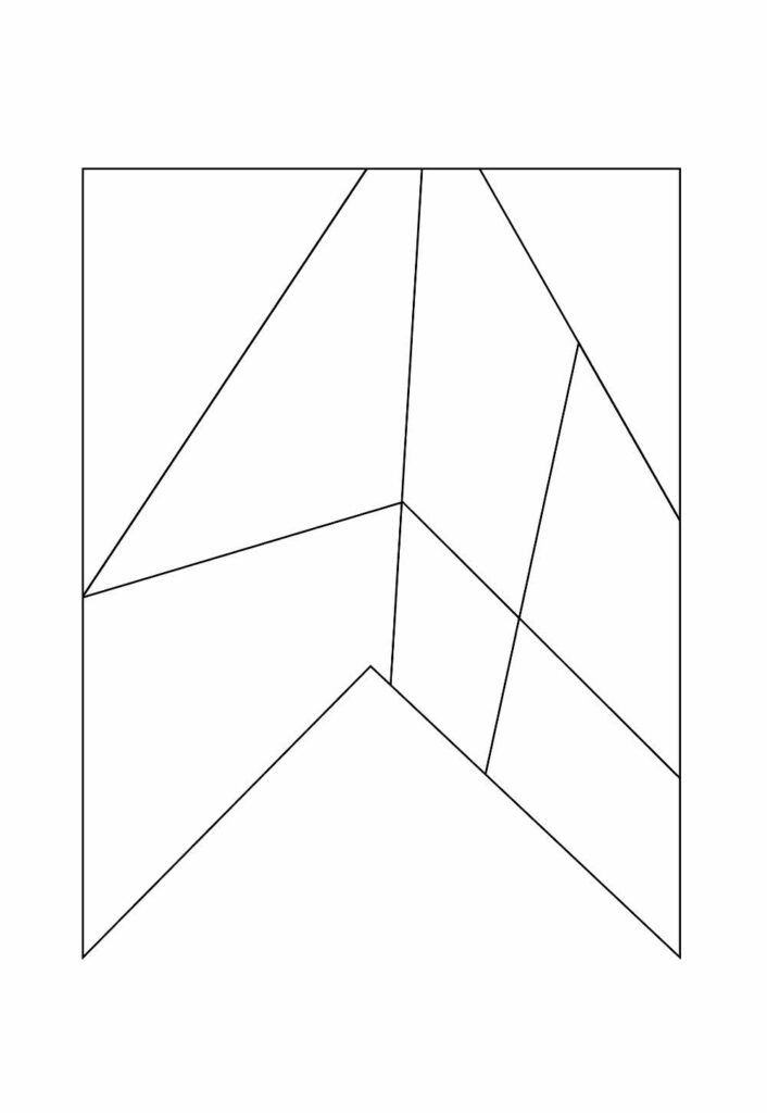 Desenhos de Bandeirinha para colorir