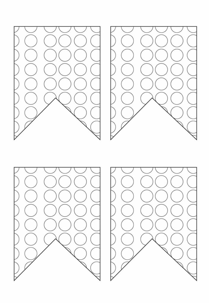 Desenhos de Bandeirinhas Juninas para colorir