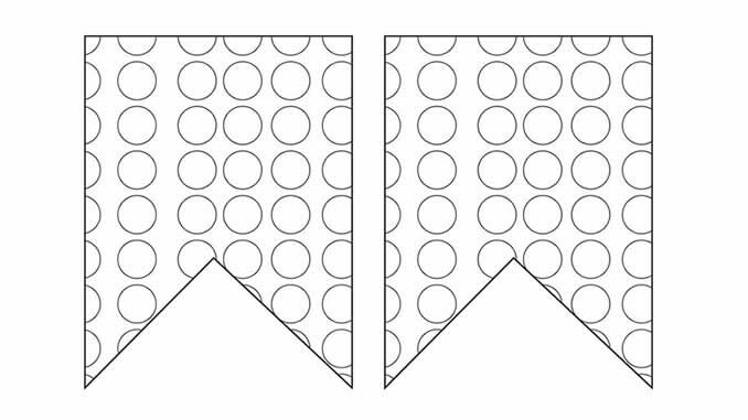 Desenhos de Bandeirinhas Juninas para colorir