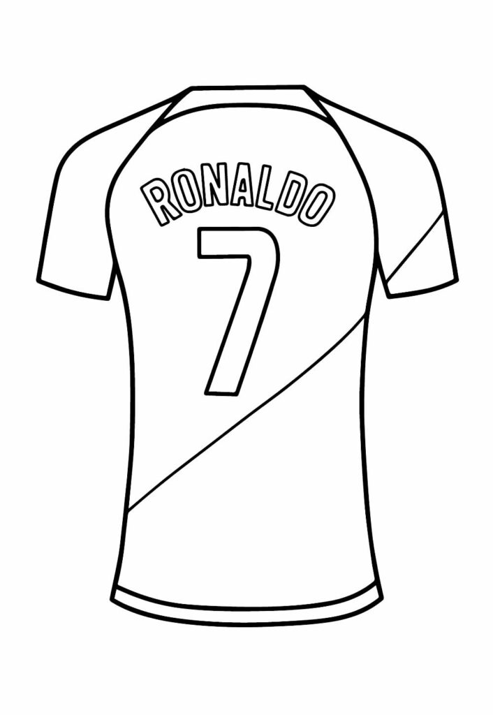 Desenhos Cristiano Ronaldo Pintar