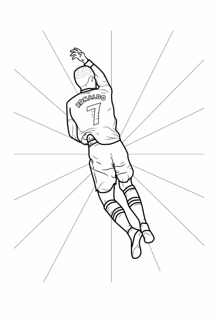 Desenhos Cristiano Ronaldo Pintar