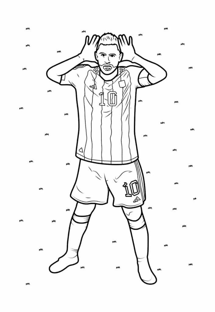 Desenho de Messi