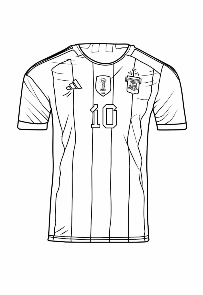 Desenho de Messi