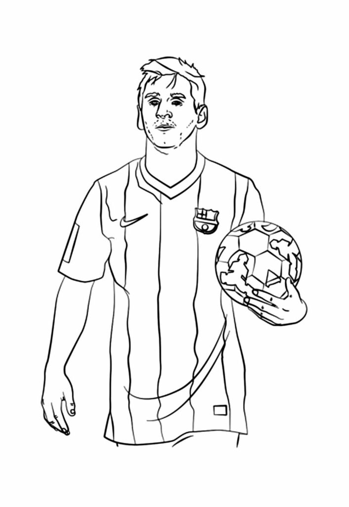 Desenho de Messi