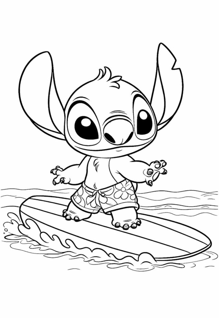 Desenho de Stitch