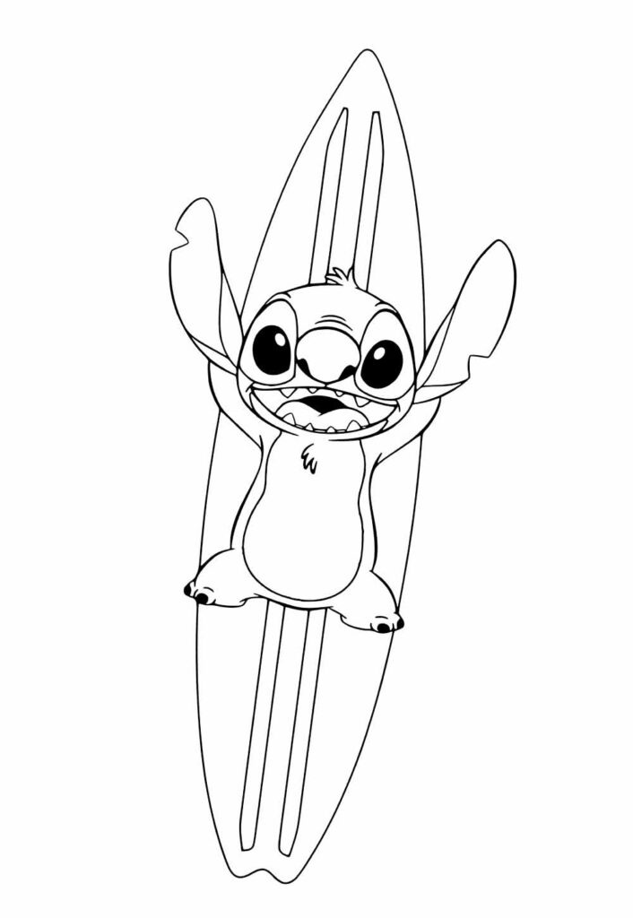Desenho de Stitch