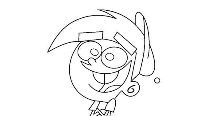 Desenhos dos Padrinhos Mágicos para colorir