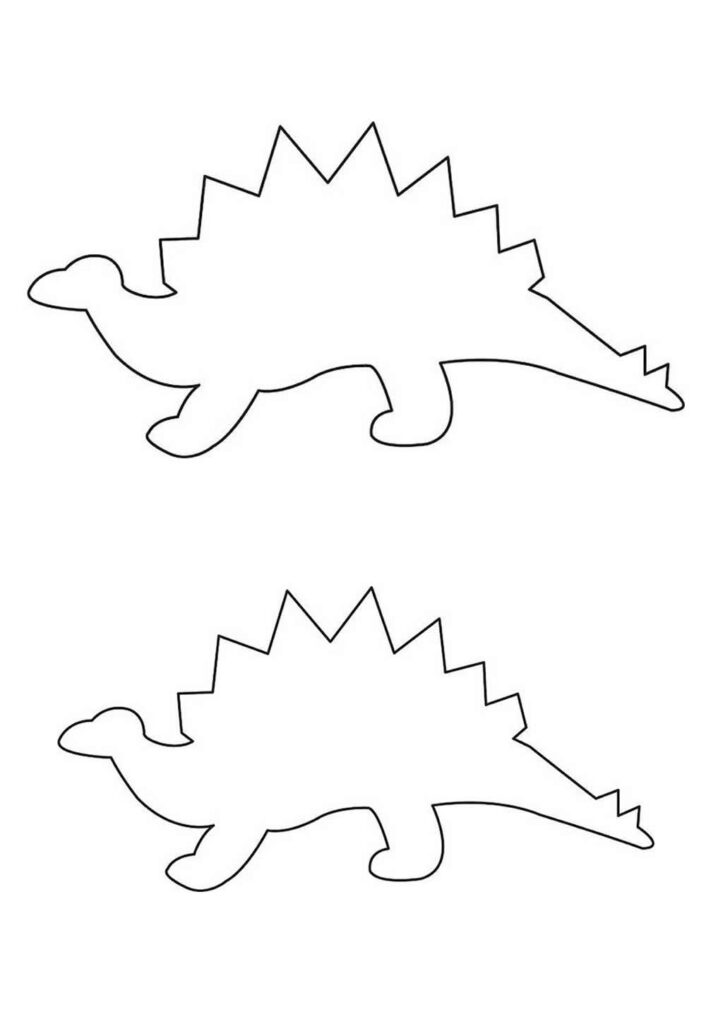 Moldes de Dinossauros para imprimir