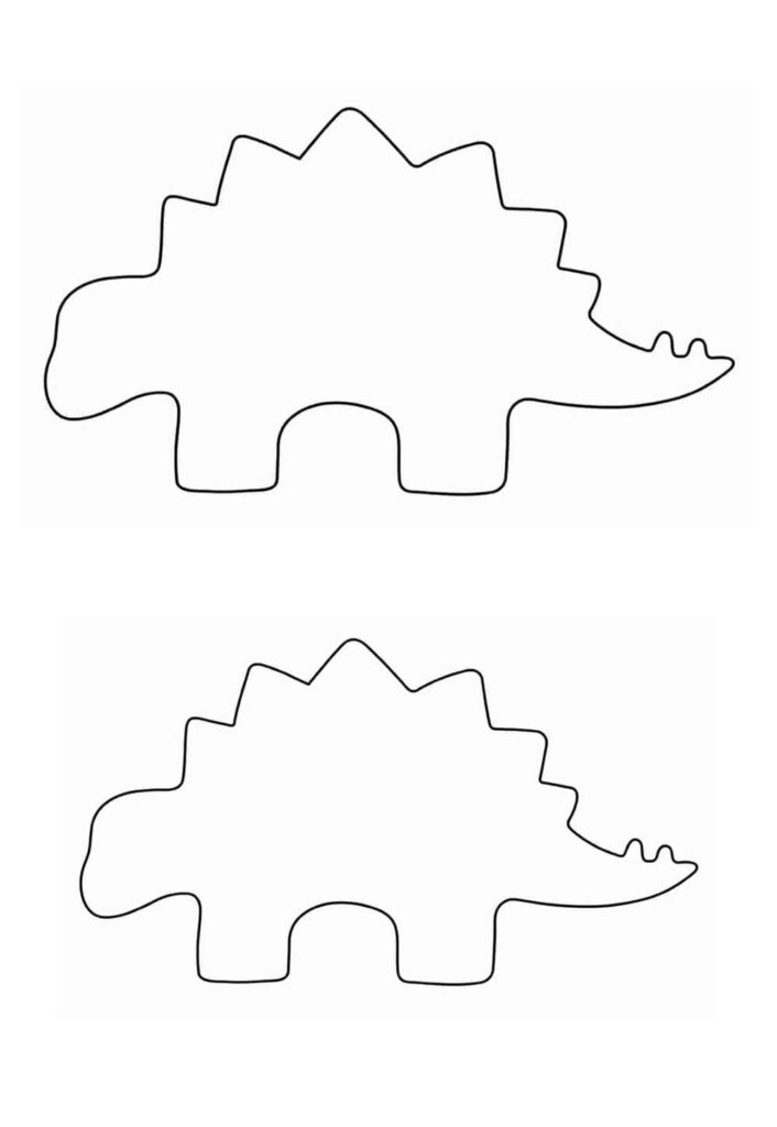 Molde de Dinossauros para decoração