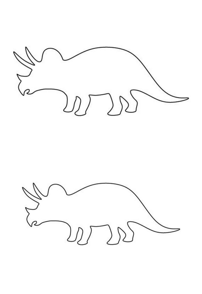 Moldes de Dinossauros para enfeites