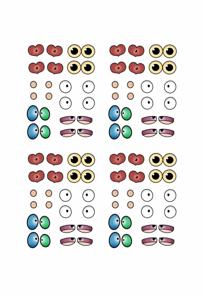 Moldes de Olhinhos