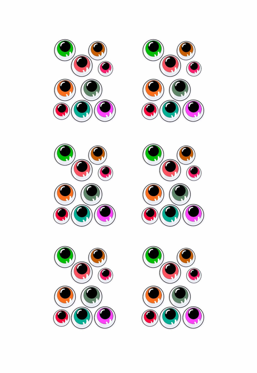 Moldes de Olhinhos: 70 Modelos para Imprimir - Dicas Práticas