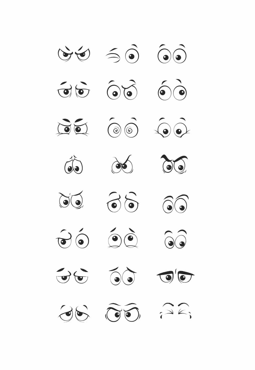 Moldes de Olhinhos: 70 Modelos para Imprimir - Dicas Práticas