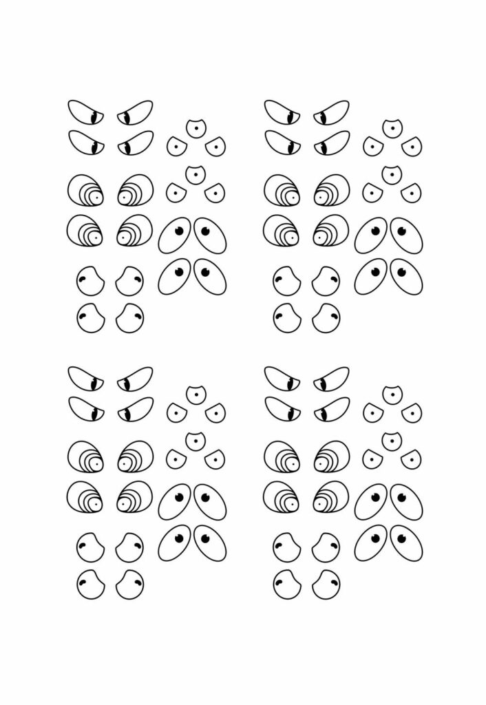 Moldes de Olhinhos