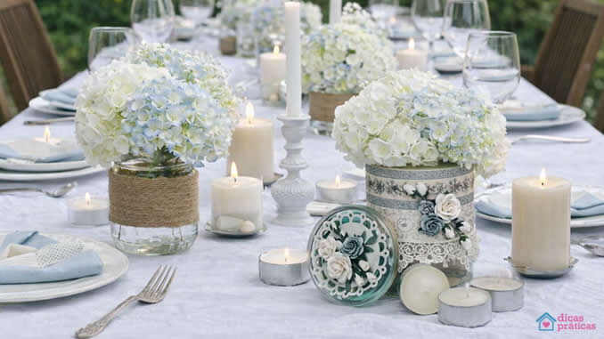 Decoração de Potes de Vidro