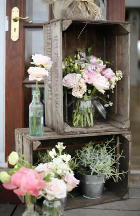 Decoração com Caixotes e Pallets