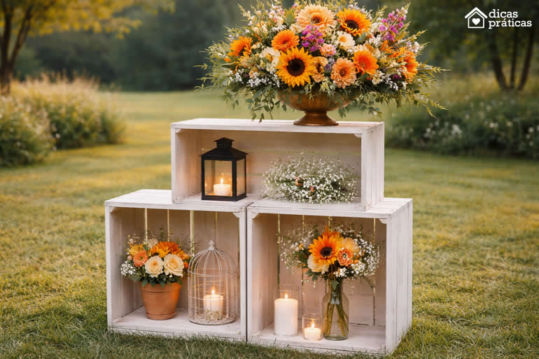 Decoração Criativa com Caixotes