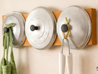 Decoração com Tampas de Panela