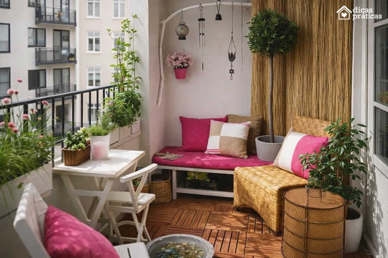 Decoração para Varanda de Apartamento Pequena