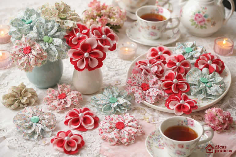 Flores de Tecido