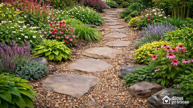 Decoração com Pedras para Jardim