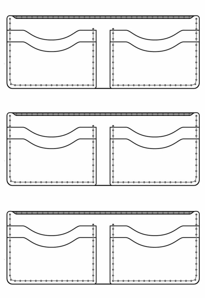 Moldes para Carteira
