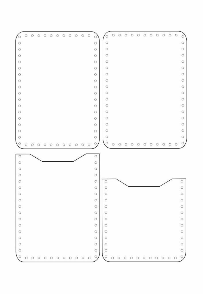 Moldes para Carteira de EVA