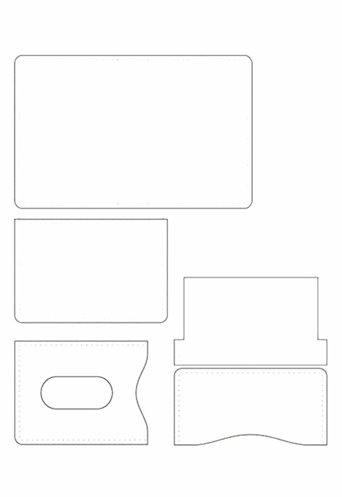 Moldes para Carteira de EVA