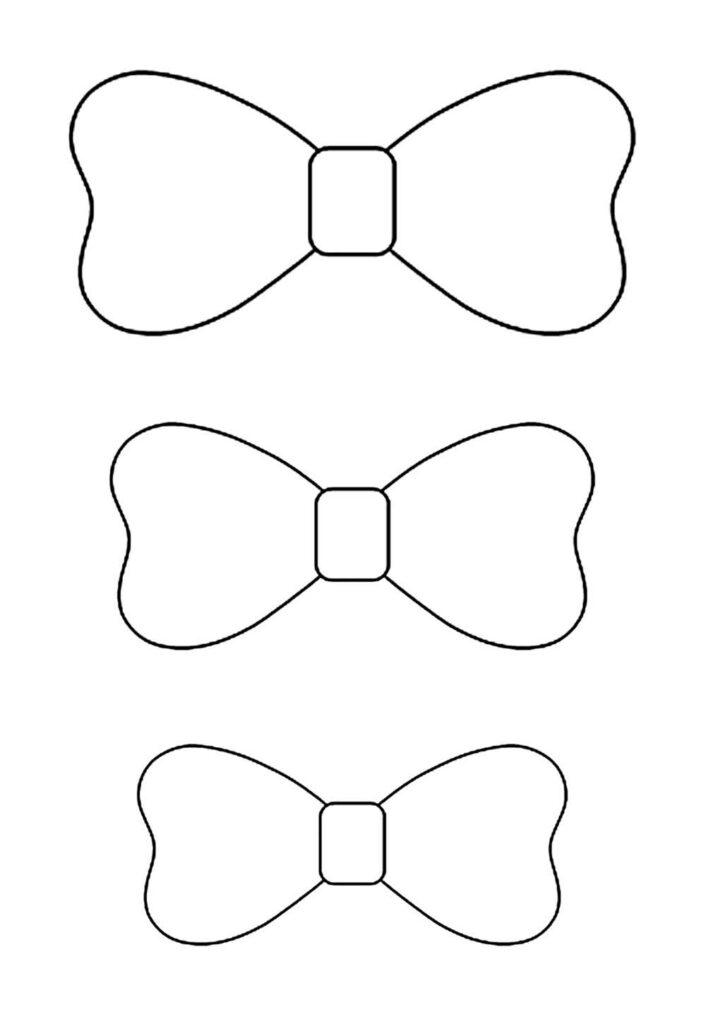 Moldes de Gravatas Borboleta