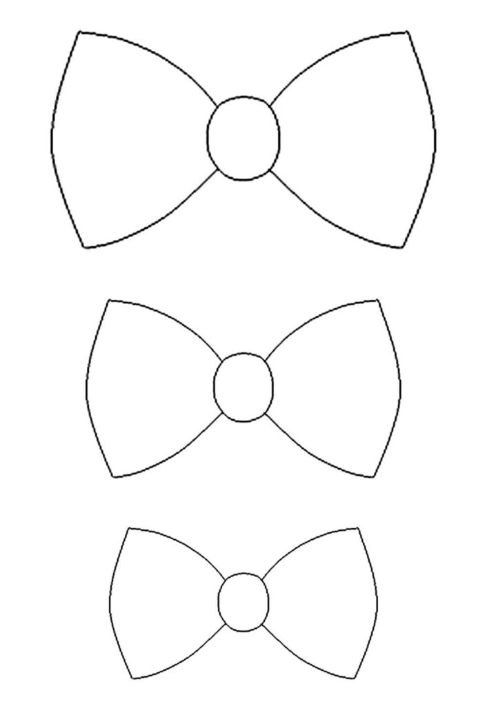 Moldes de Gravatas Borboletas