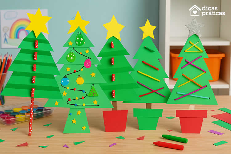 Árvores de Natal de Papel