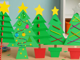 Árvores de Natal de Papel