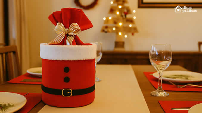 Decoração com Latas para Natal